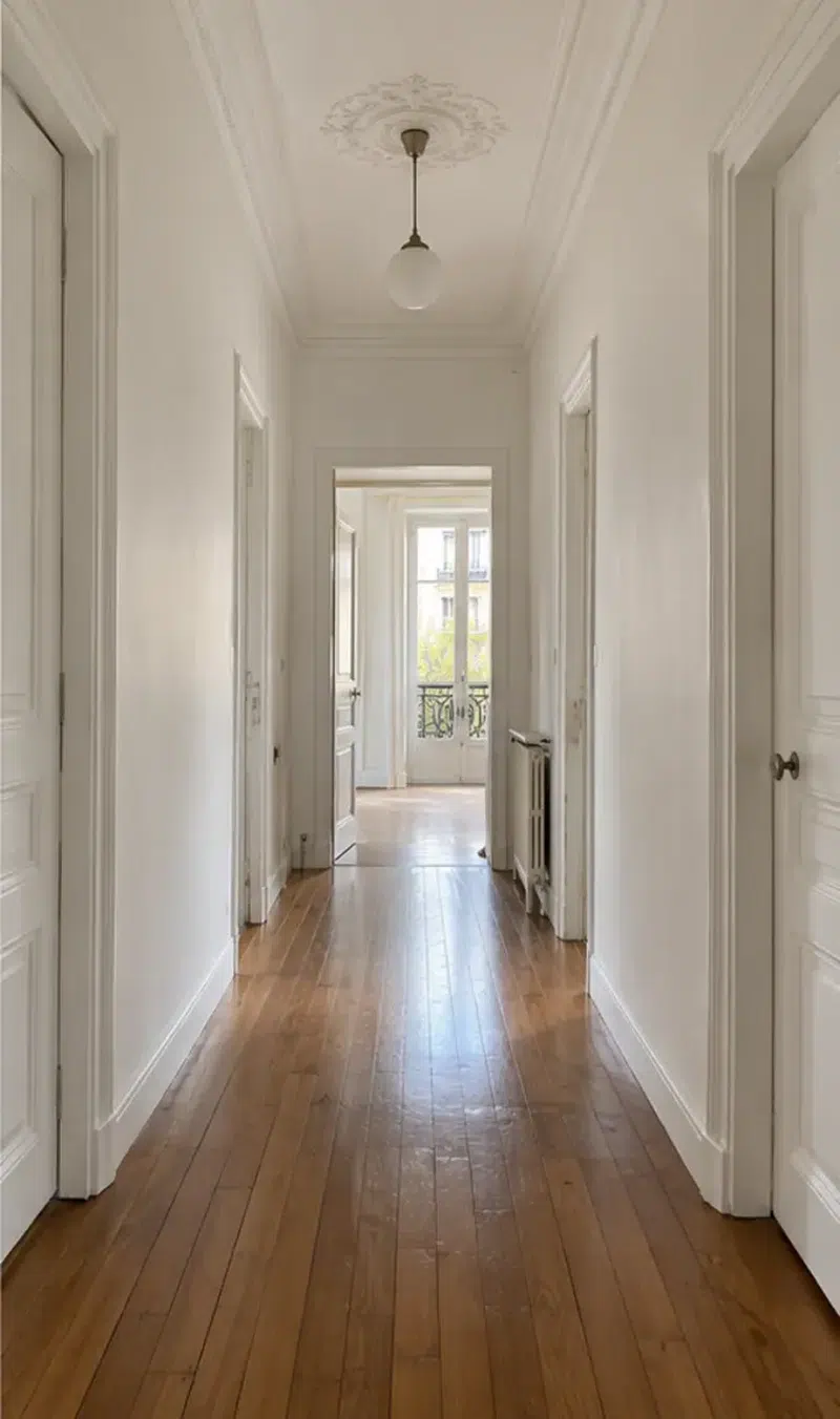 Plâtrerie et peinture — résultat après travaux