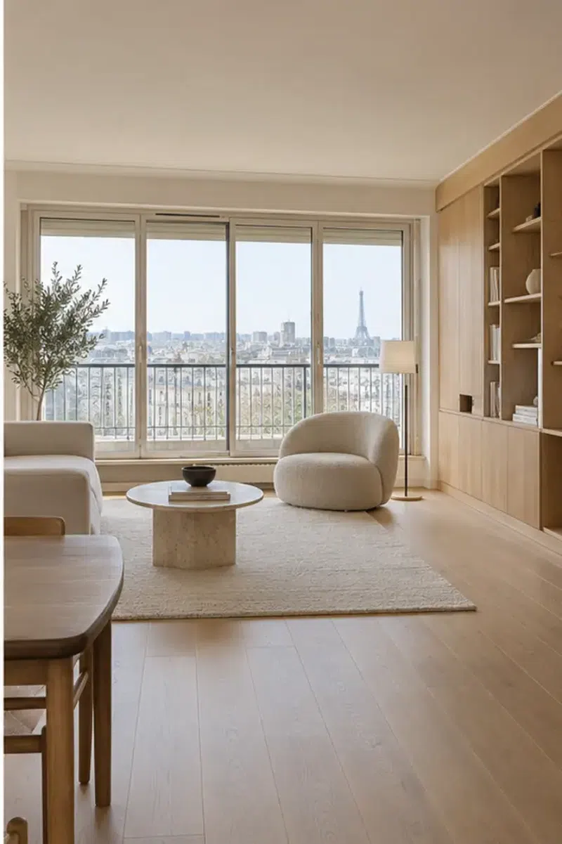 Rénovation d’appartement haut de gamme à Paris 15e — résultat après travaux