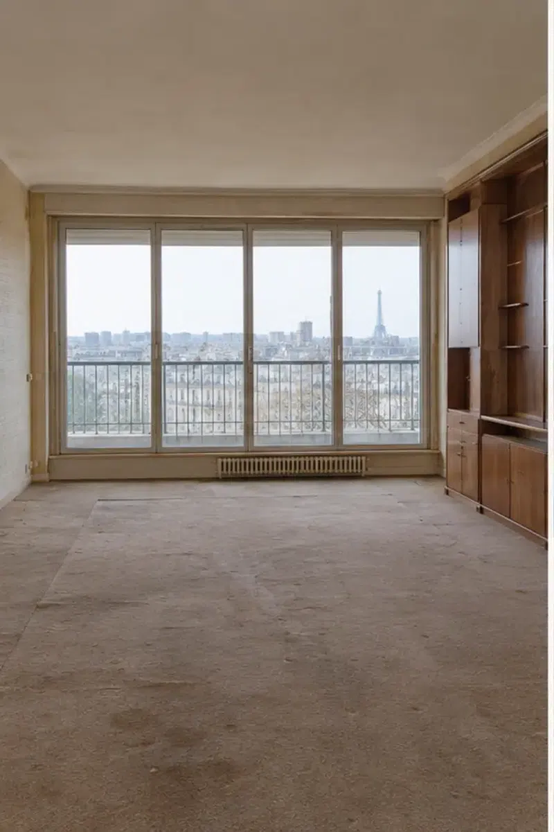 Rénovation d’appartement haut de gamme à Paris 15e — état avant travaux