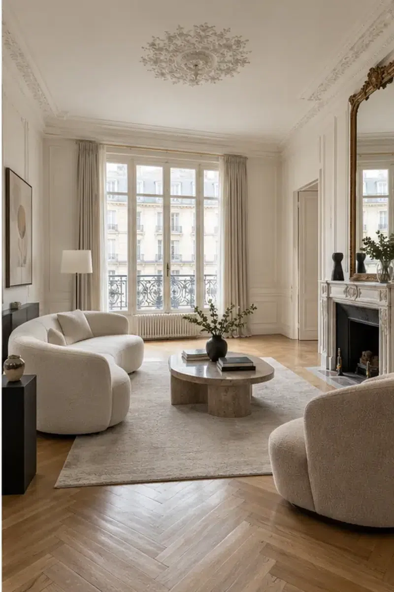 Rénovation d’appartement haut de gamme à Paris 16e — résultat après travaux