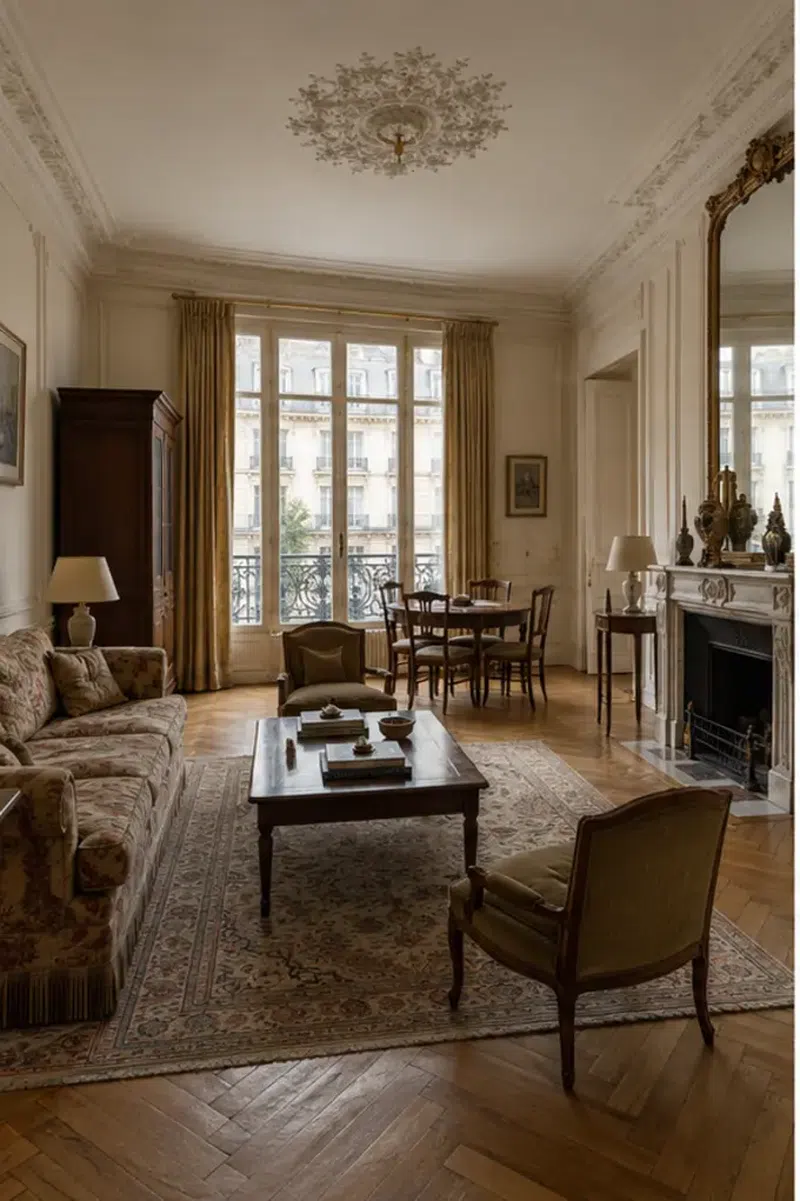 Rénovation d’appartement haut de gamme à Paris 16e — état avant travaux