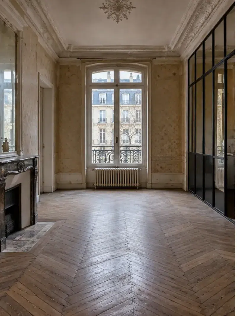 Rénovation d’appartement haut de gamme à Paris 17e — état avant travaux