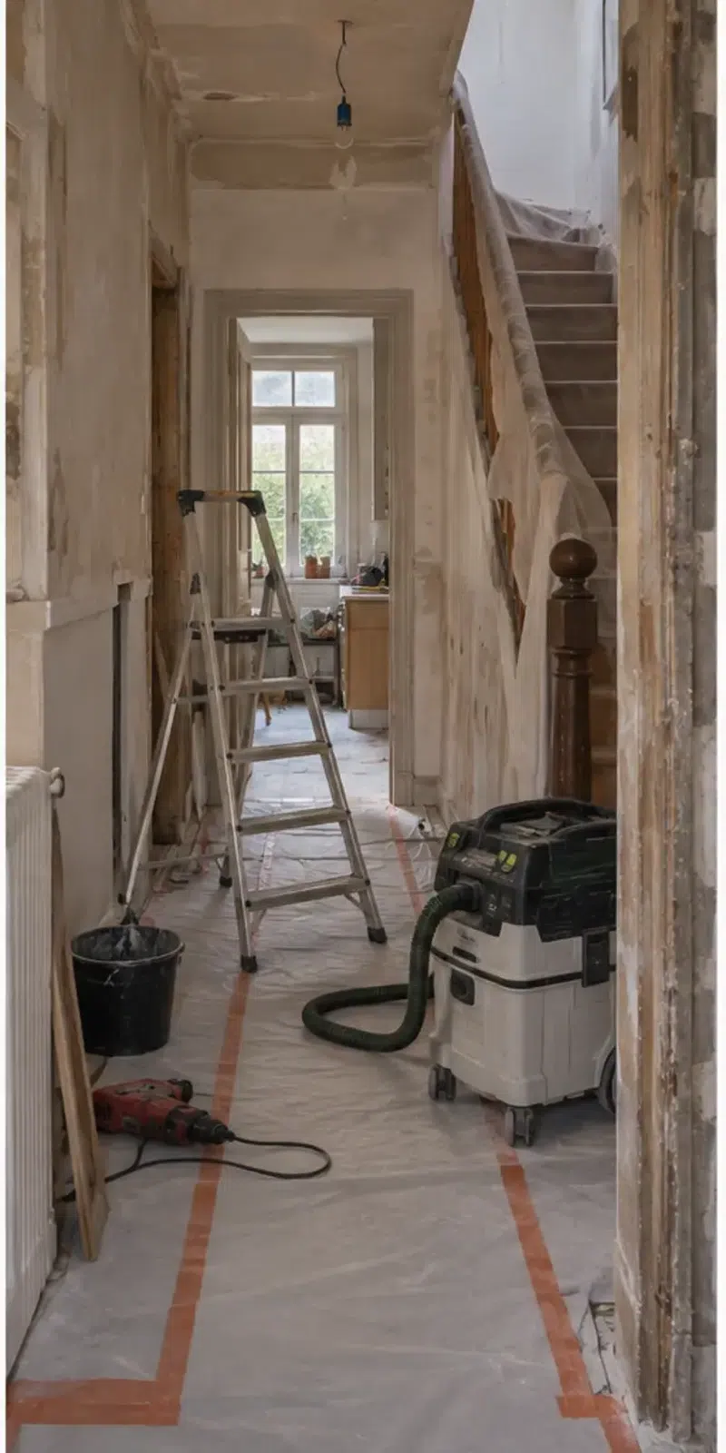 Rénovation de maison à Deuil-la-Barre — chantier en cours