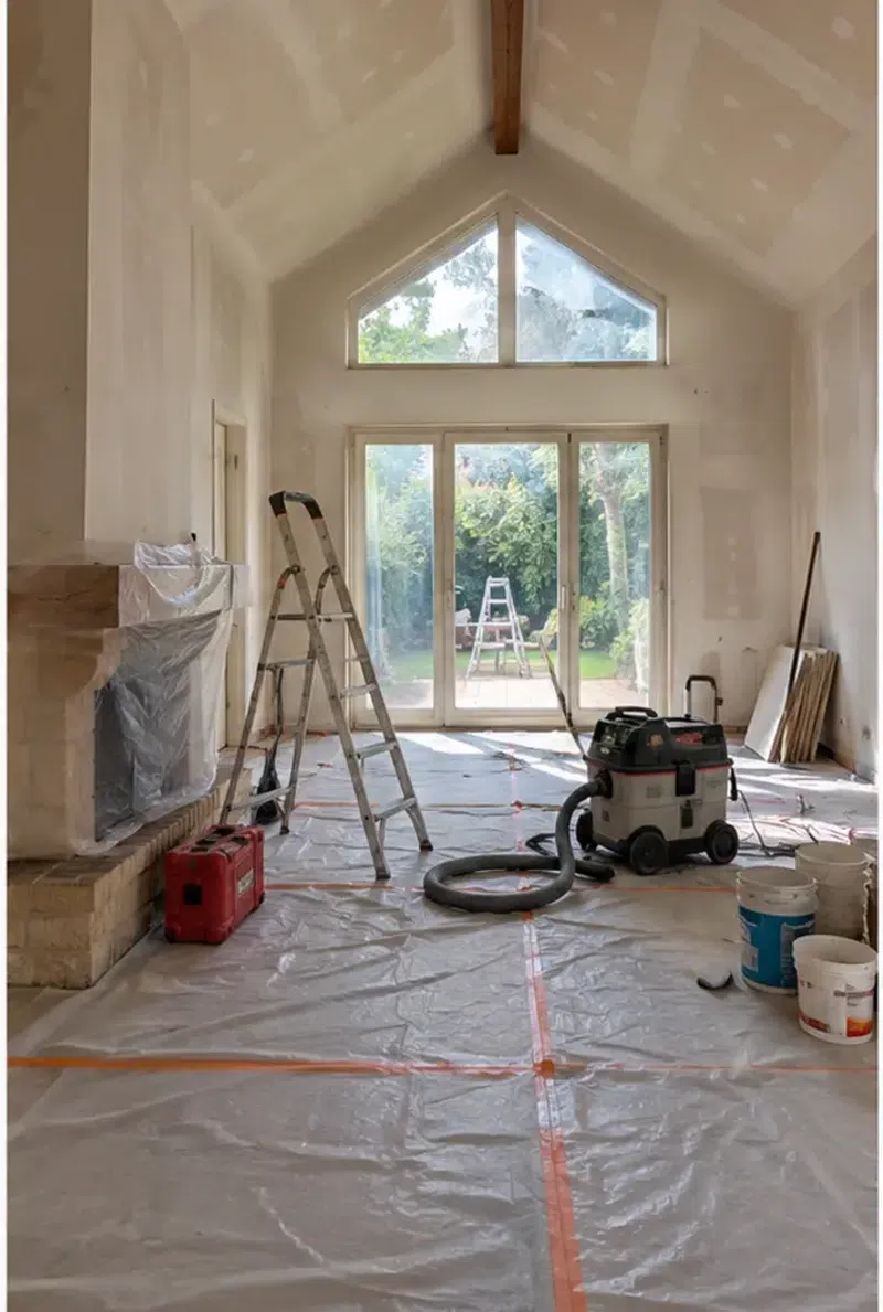 Rénovation de maison à Domont — chantier en cours