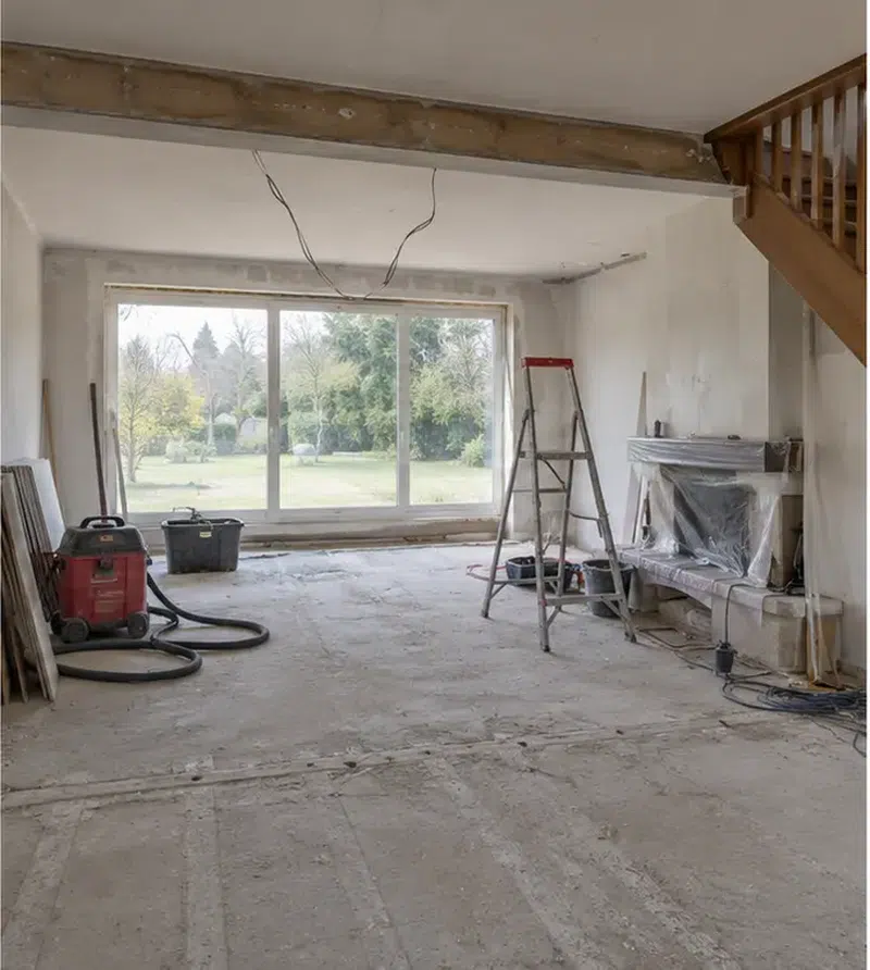 Rénovation de maison à Margency — chantier en cours