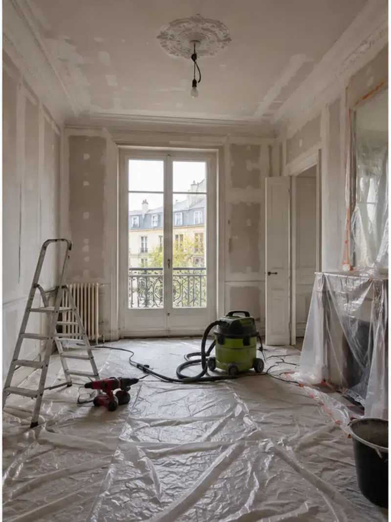 Rénovation de maison à Saint-Gratien — chantier en cours