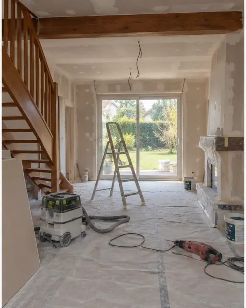 Rénovation de maison à Soisy-sous-Montmorency — chantier en cours