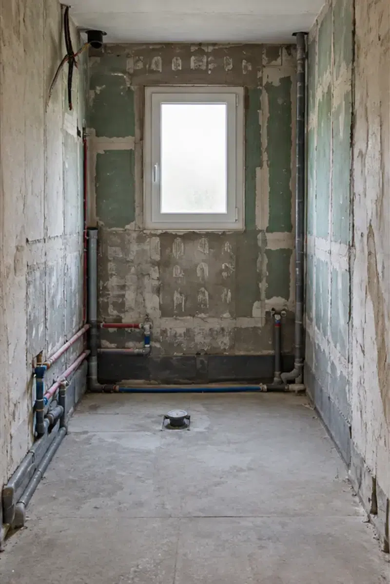 Rénovation de salle de bain — chantier en cours