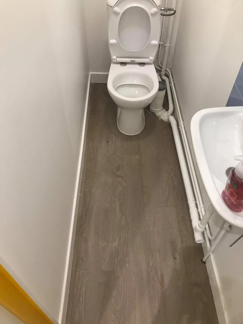 Sanitaire terminé