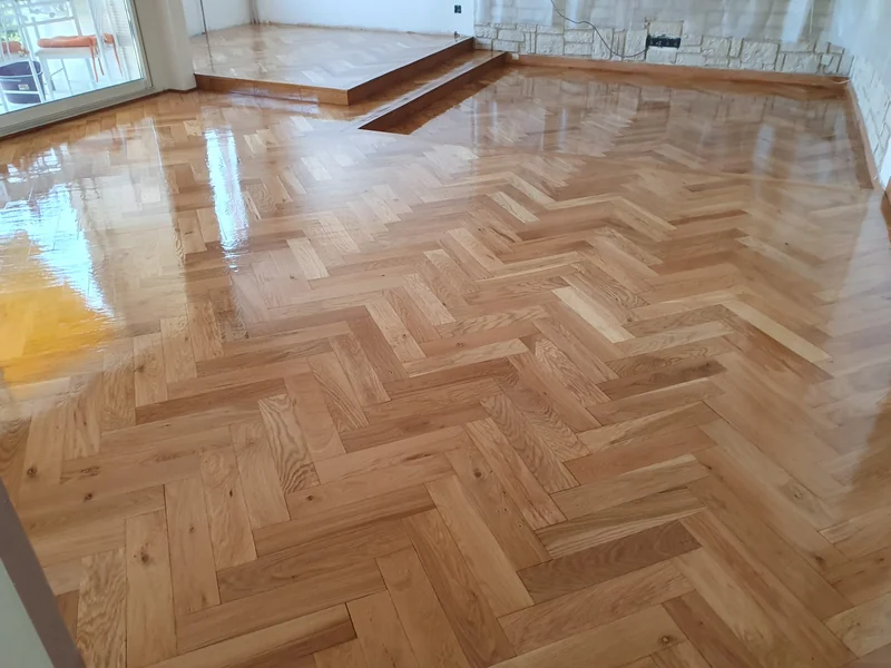 Résultat — parquet vitrifié